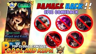 Epic Comeback Popol and Kupa Super Carry - Build Top 1 Global Popol and Kupa  MLBB