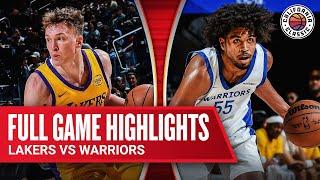 LAKERS vs WARRIORS  CALIFORNIA CLASSIC  FULL GAME HIGHLIGHTS  July 7 2024