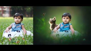 Photoshop Manipulation   baby photo 