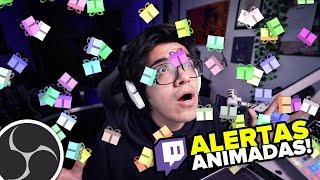  ALERTAS ANIMADAS GRATIS PARA TWITCH YOUTUBE Y FACEBOOK  Tutorial obs urbvic