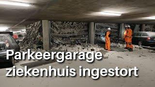 Deel parkeergarage ziekenhuis Nieuwegein ingestort