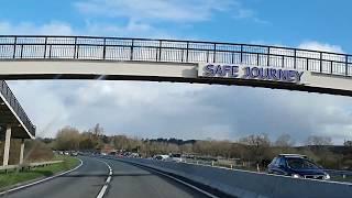 Driving in the UK  Bournemouth to Southampton #2 March 20