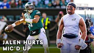 Jalen Hurts FIRST TIME EVER Micd Up for Win vs. Pittsburgh Steelers  Philadelphia Eagles Audible