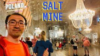 4k Poland Wieliczka Salt Mine Full Tour English guide 2022 July