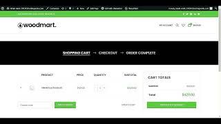 How to Customize Cart Page in Woodmart Theme