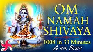 Om Namah Shivaya 1008 Times in 33 Minutes  Om Namah Shivaya  ॐ नमः शिवाय