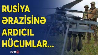 SON DƏQİQƏ Rusiya ərazisinə KÜTLƏVİ PUA HÜCUMU Hava hücumundan müdafiə sistemləri işə düşdü -CANLI