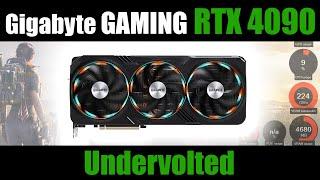 Gigabyte RTX 4090 GAMING OC  Undervolted