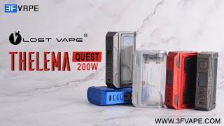 Lost Vape Thelema Quest 200W Box Mod Unboxing