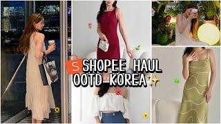 SHOPEE HAUL OOTD KOREA MUSIM PANAS  OOTD LIBURAN 2024