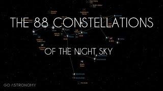 The 88 Magnificent Constellations of the Night Sky