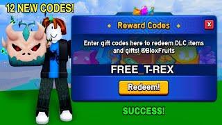 *NEW CODES* ALL WORKING CODES IN BLOX FRUITS 2024 ROBLOX BLOX FRUITS CODES T REX