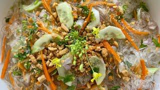 HOW DO YOU MAKE VERMICELLI NOODLE SALAD?