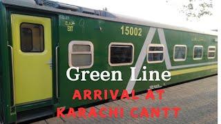 6 Dn Green Line Premium Train of Pakistan Railway