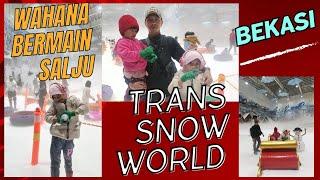 Bermain Wahana Salju di Trans Snow World Bekasi  Wahana Bermain Salju Bekasi  Trans Snow World
