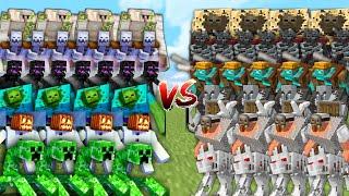 EXTREME MUTANT MOBS vs MUTANT MOBS in Minecraft Mob Battle