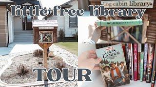 my last LITTLE FREE LIBRARY TOUR before we move