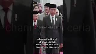 Geger  Gaya Berjalan Pak Prabowo Jadi Sorotan  channel kita ceria