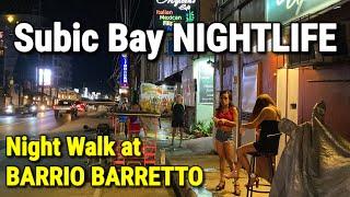 SUBIC PHILIPPINES NIGHTLIFE  Night Walk in Barrio Barretto Subic Bay - Olongapo