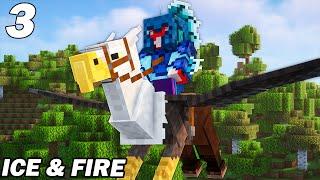 Je capture un hippogriffe pour pouvoir voler  Minecraft Ice & Fire EP3