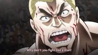 Sikorsky vs Gaia     God of desert       Baki 2018    episode 23 full fight