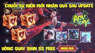 Liên Quân  Update Sự Kiện Mới Nhận FREE 5 Skin Review Vòng Quay Nhận Skin SS Sever Trung Quốc