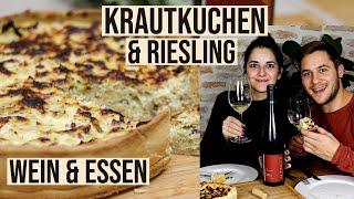  WEIN & ESSEN  Riesling mit Krautkuchen - bestes Herbst Rezept mit Spitzkraut Original von Mama