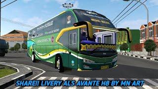 LIVERY ANTAR LINTAS SUMATERA  MOD AVANTE H7 HINO RK MN ART  MOD BUSSID TERBARU