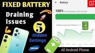Battery Fixed Battery Draining Issues  OnePlus Nord CE 2 Lite 5G Nord CE 3 Lite Samsung Android