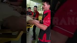 LAPTOP SIUNYIL- JALAN-JALAN KE PABRIK KERAMBA JARING APUNG - PEMBUATAN JUKUNG AQUATEC #part4 #shorts