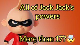 All of Jack Jacks powers