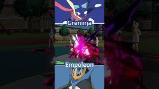 GRENINJA vs EMPOLEON  Water Starter Pokémon Battle #pokemon