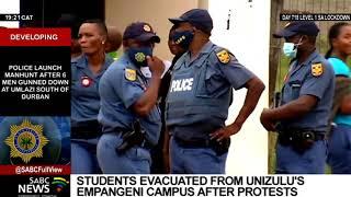 University of Zululand orders all students off its KwaDlangezwa Campus following violent protests