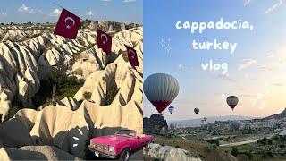 cappadocia vlog  turkish breakfast hot air balloons traditional turkish baths + hiking 🪂