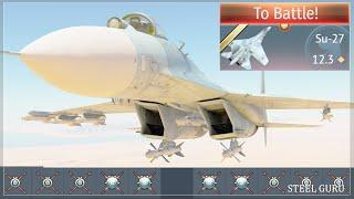 STOCK NEW Su-27 GRIND Experience  10 missiles from HELL  ABSOLUTE MADNESS at TOP TIERS