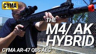 The M4 AK Hybrid - CYMA AR 47 QBS Review