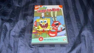 Opening to SpongeBob SquarePants Sponge for Hire 2004 DVD