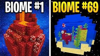 I Collected EVERY BIOME in Minecraft Hardcore