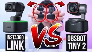 Insta360 Link VS OBSBOT Tiny 2 - Definitive Comparison & Ultimate Gimbal Webcam Showdown