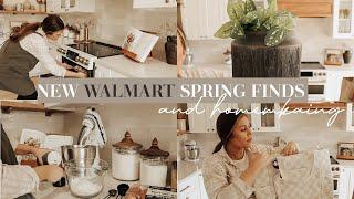 WALMART SPRING SHOP WITH ME 2024  grocery haul blueberry muffins and spring homemaking