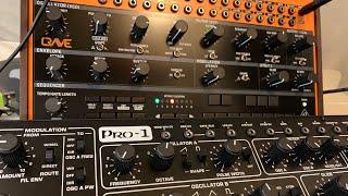 BEHRINGER PRO-1 CRAVE RD-8 MS-101 & ANALOG RYTM