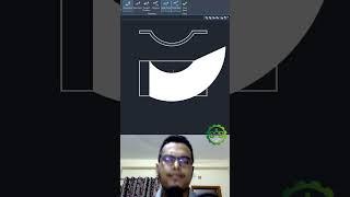 Draw a curve wall elevation very easily #autocad # #viral #tutorial #civilengineering
