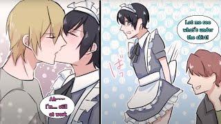 What will happen if a boy work at a Maid cafe? #manga #bl #yaoi