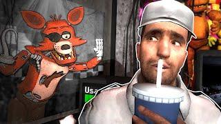 Working the FNAF Pizzeria NIGHT SHIFT - Garrys Mod Gameplay