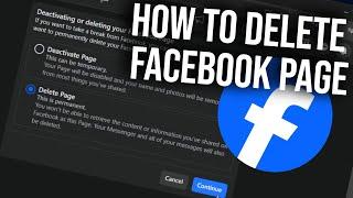 How to Delete Facebook Page 2024