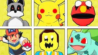 I BECAME EVIL POKEMON PIKACHU AND UNLOCKED ALL THE BACKROOM MORPHS  ROBLOX