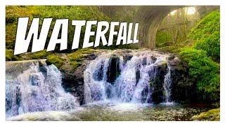 Waterfall mini adventure  Arbirlot Falls near Arbroath