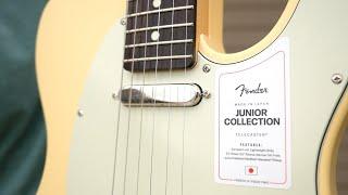 Have You Ever Seen a Short-Scale Tele? 24  Fender Japan Junior Telecaster Review + Demo
