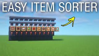 EASY Automatic Item Sorter Tutorial For Minecraft 1.16+