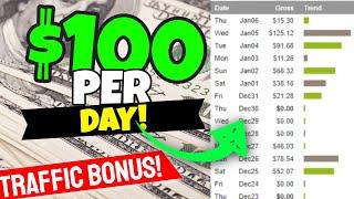 Fastest Way To Make $100Day On Clickbank Without A Website FREE 1000 Visitors Per Day Bonus